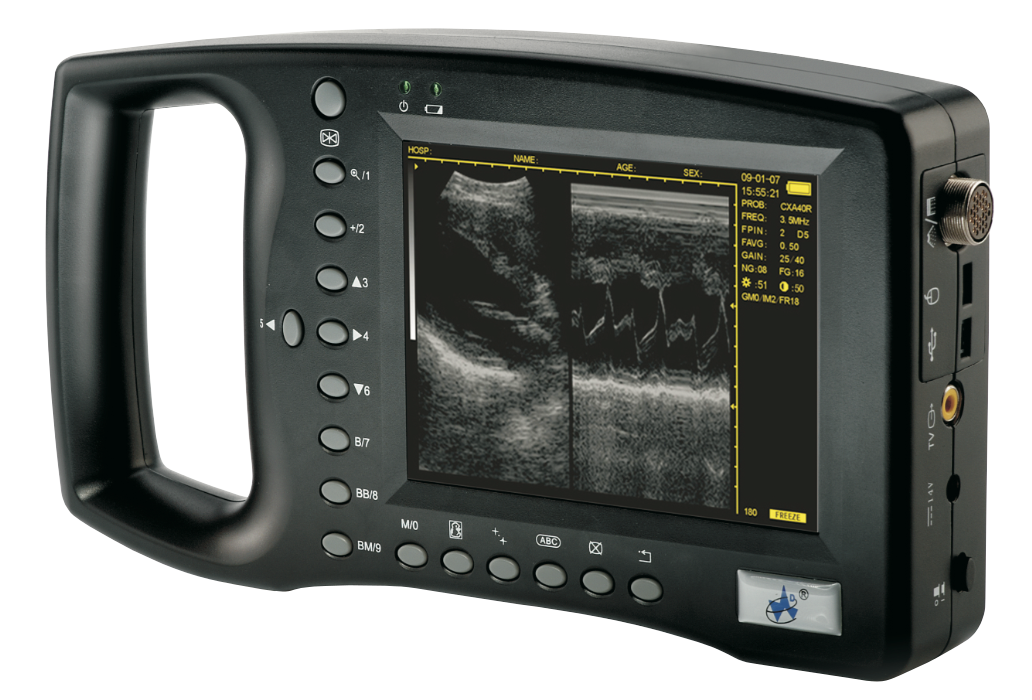 Demo Model Handheld Ultrasound Large Animals - WED-3100V with Rectal Probe DIAGNOSTIC ULTRASOUND MACHINES FOR SALE