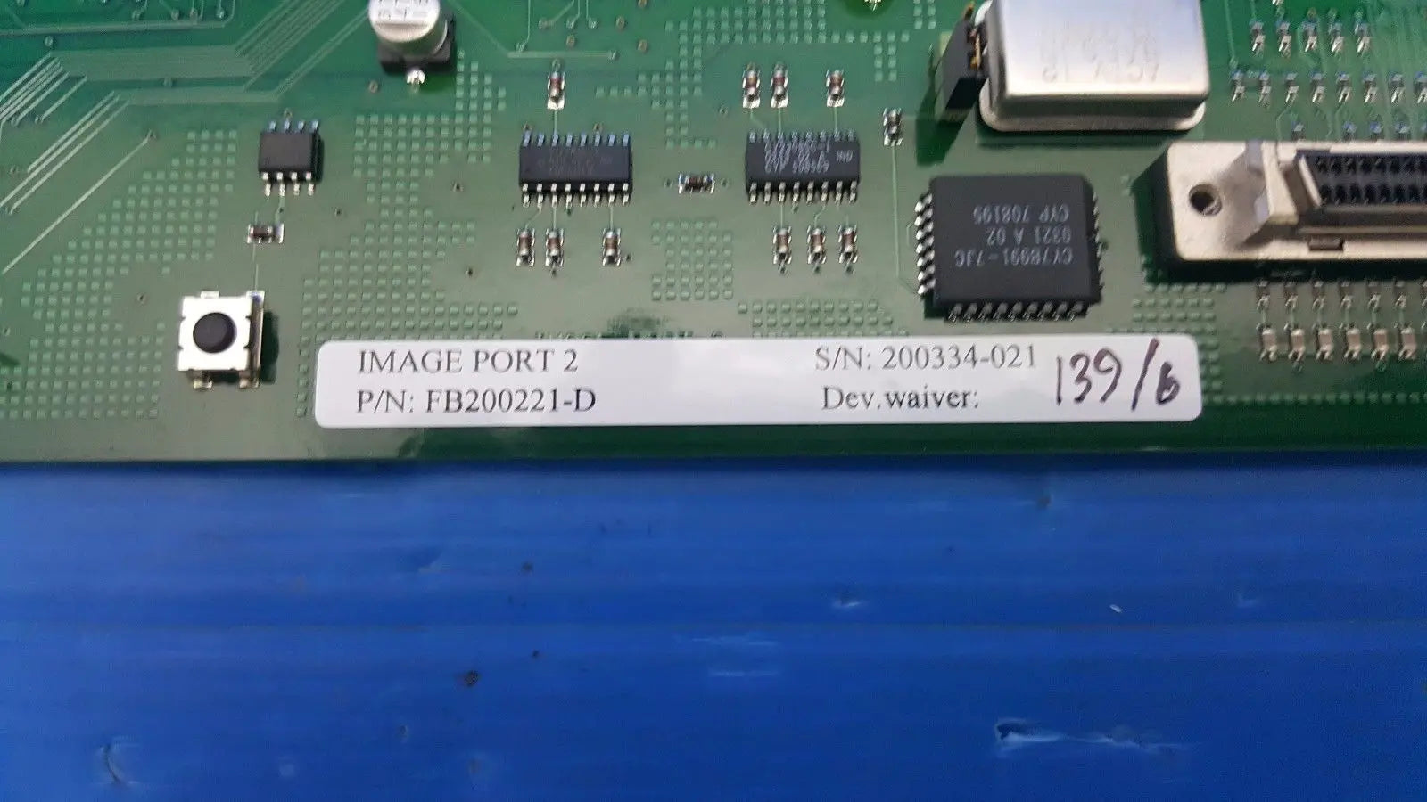 GE VINGMED Ultrasound IMAGE PORT 2 Board P/N: FA302572 Rev:G FB200221-D DIAGNOSTIC ULTRASOUND MACHINES FOR SALE