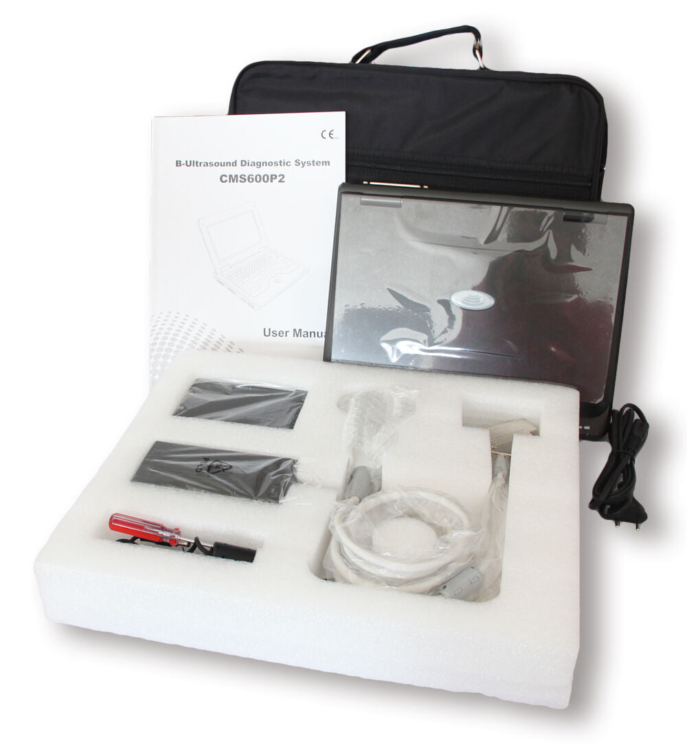 Digital Ultrasound Scanner Portable Laptop Machine 2 Probes Transvaginal+ Convex DIAGNOSTIC ULTRASOUND MACHINES FOR SALE