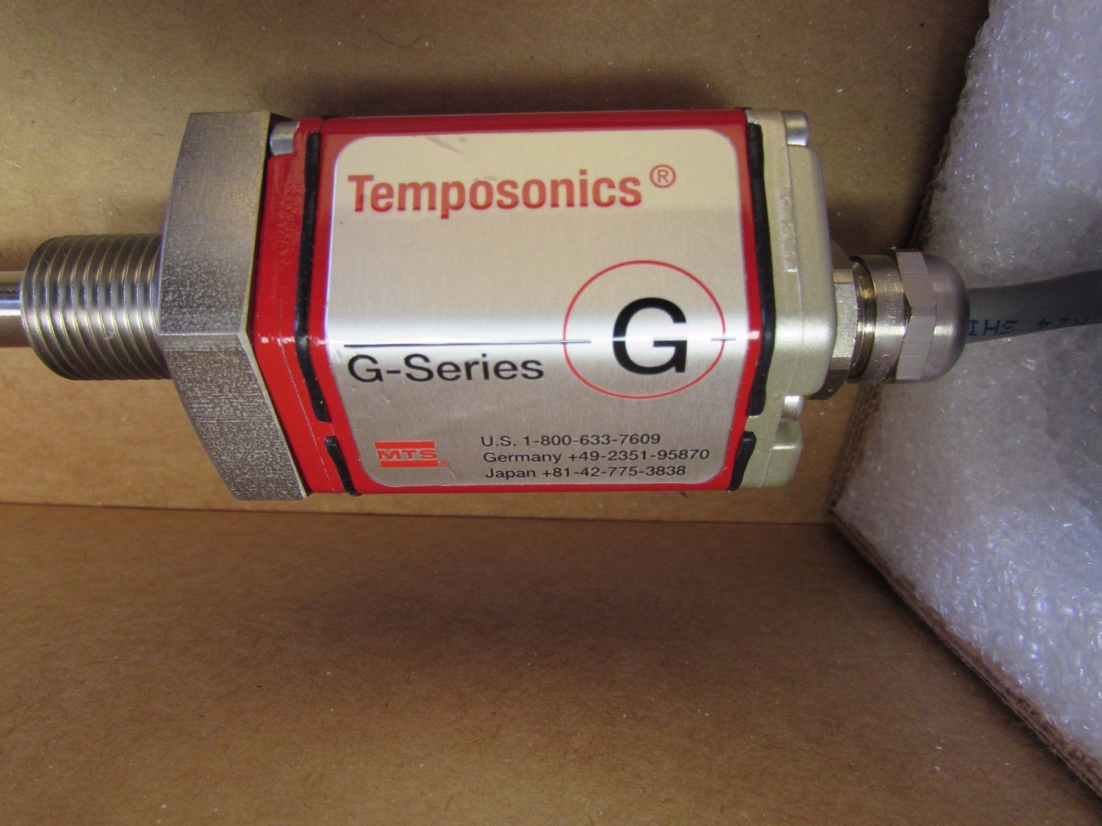 TEMPOSONICS MTS GHS0240MR022R01 LINEAR TRANSDUCER W/13"PROBE NIB MAKE OFFER!! DIAGNOSTIC ULTRASOUND MACHINES FOR SALE