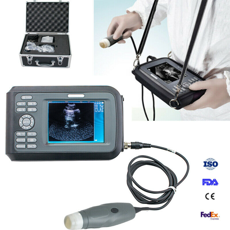 Best Veterinary Handheld Palm Ultrasound Scanner With Sector Probe 3.5MHZ New US DIAGNOSTIC ULTRASOUND MACHINES FOR SALE