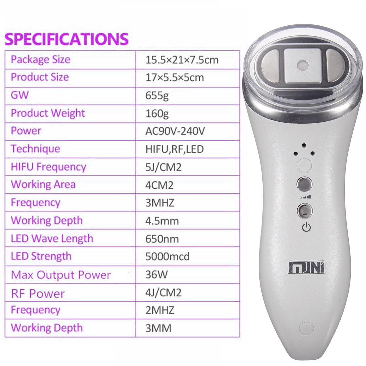 Mini High Intensity Focused Ultrasound HIFU Anti-Aging Wrinkle Removal Machine 6293442778116 DIAGNOSTIC ULTRASOUND MACHINES FOR SALE