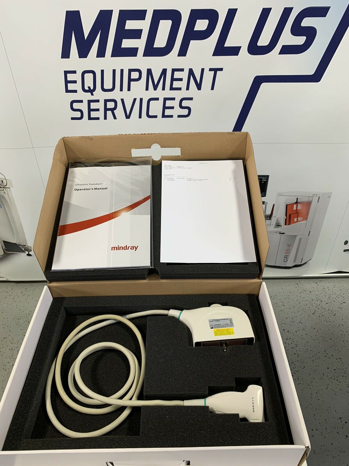 MINDRAY L14-6WE ULTRASOUND TRANSDUCER PROBE FOR DC-8 MODEL DIAGNOSTIC ULTRASOUND MACHINES FOR SALE