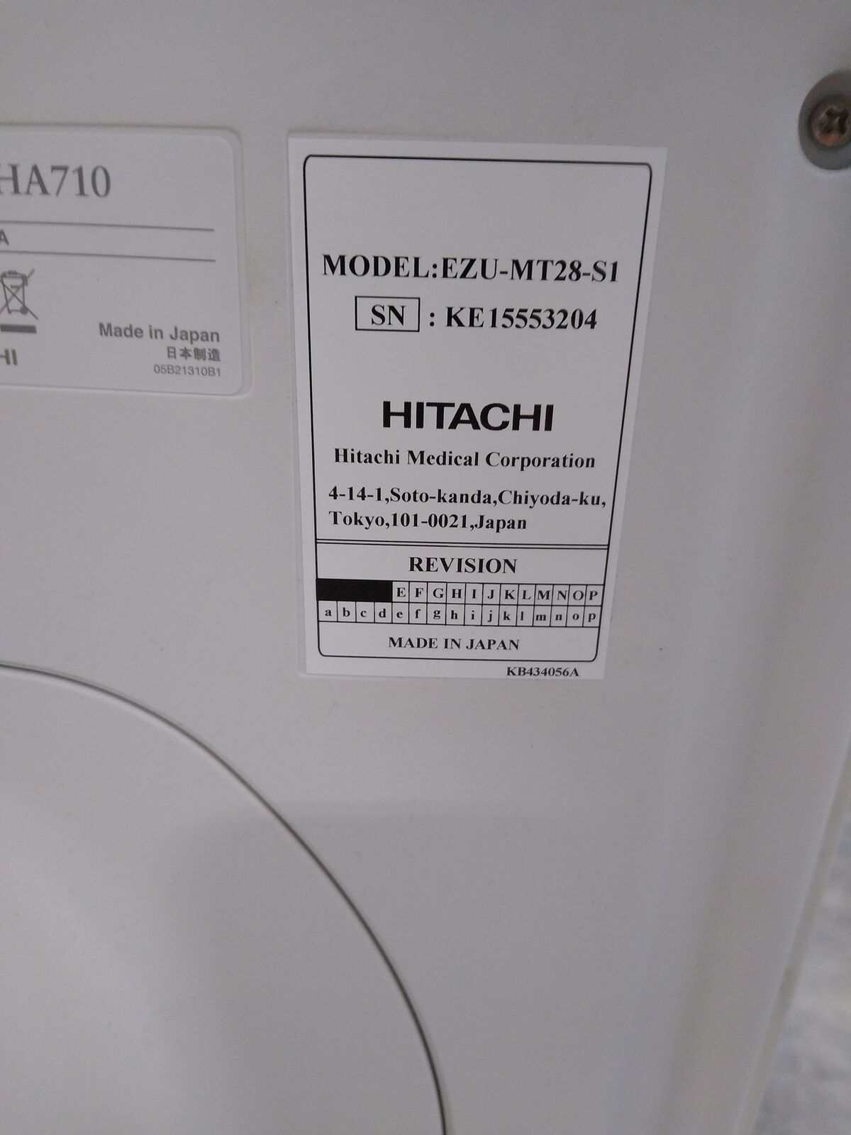 Hitachi Hi Vision Preirus Ultrasound Machine DIAGNOSTIC ULTRASOUND MACHINES FOR SALE