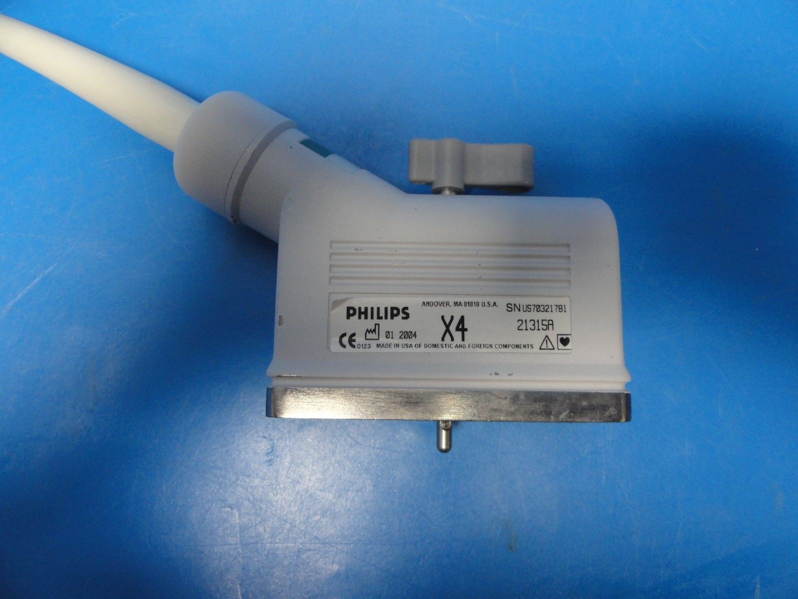 2004 Philips  X4 (21315A) Broadband xMatrix Phased Array Probe SONOS 7500 (8449) DIAGNOSTIC ULTRASOUND MACHINES FOR SALE