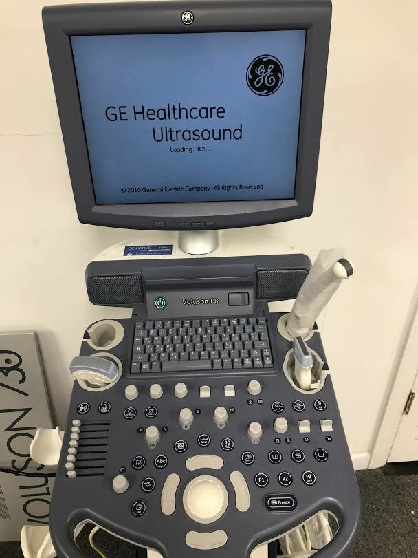GE Voluson P8 Ultrasound Machine with E8C-RS, 12-RS, 4C-RS Probes DIAGNOSTIC ULTRASOUND MACHINES FOR SALE