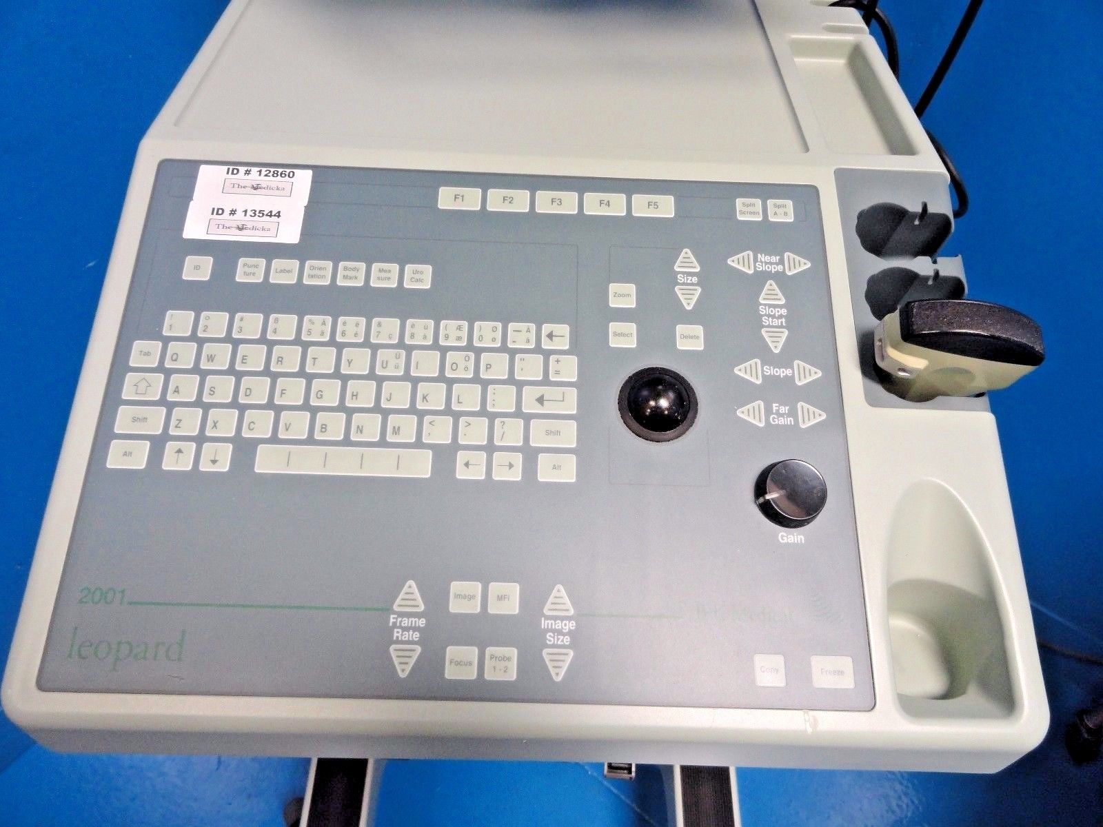 BK Medical Leopard 2001 Ultrasound W/ 8565 Convex Probe & Manual ~13544 DIAGNOSTIC ULTRASOUND MACHINES FOR SALE