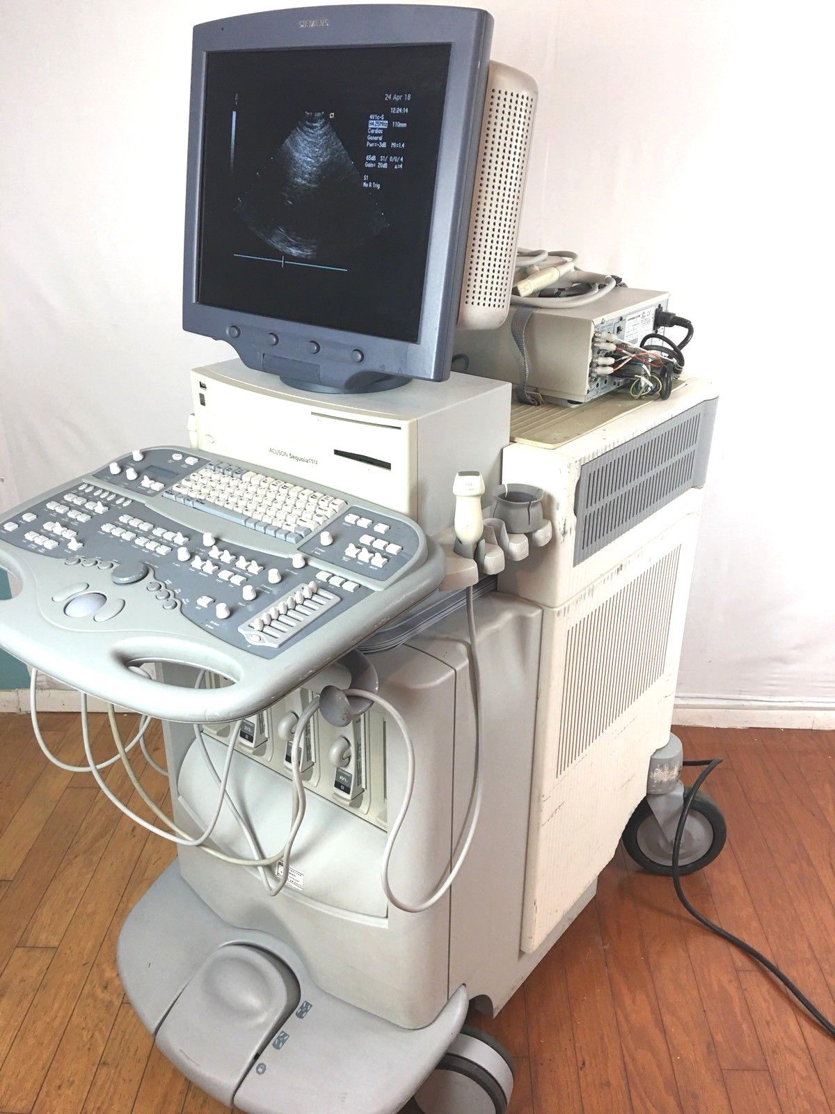 Siemens Acuson Sequoia C512 ultrasound system, w/Probes: 3 Adult & 1 Pedi Probe DIAGNOSTIC ULTRASOUND MACHINES FOR SALE