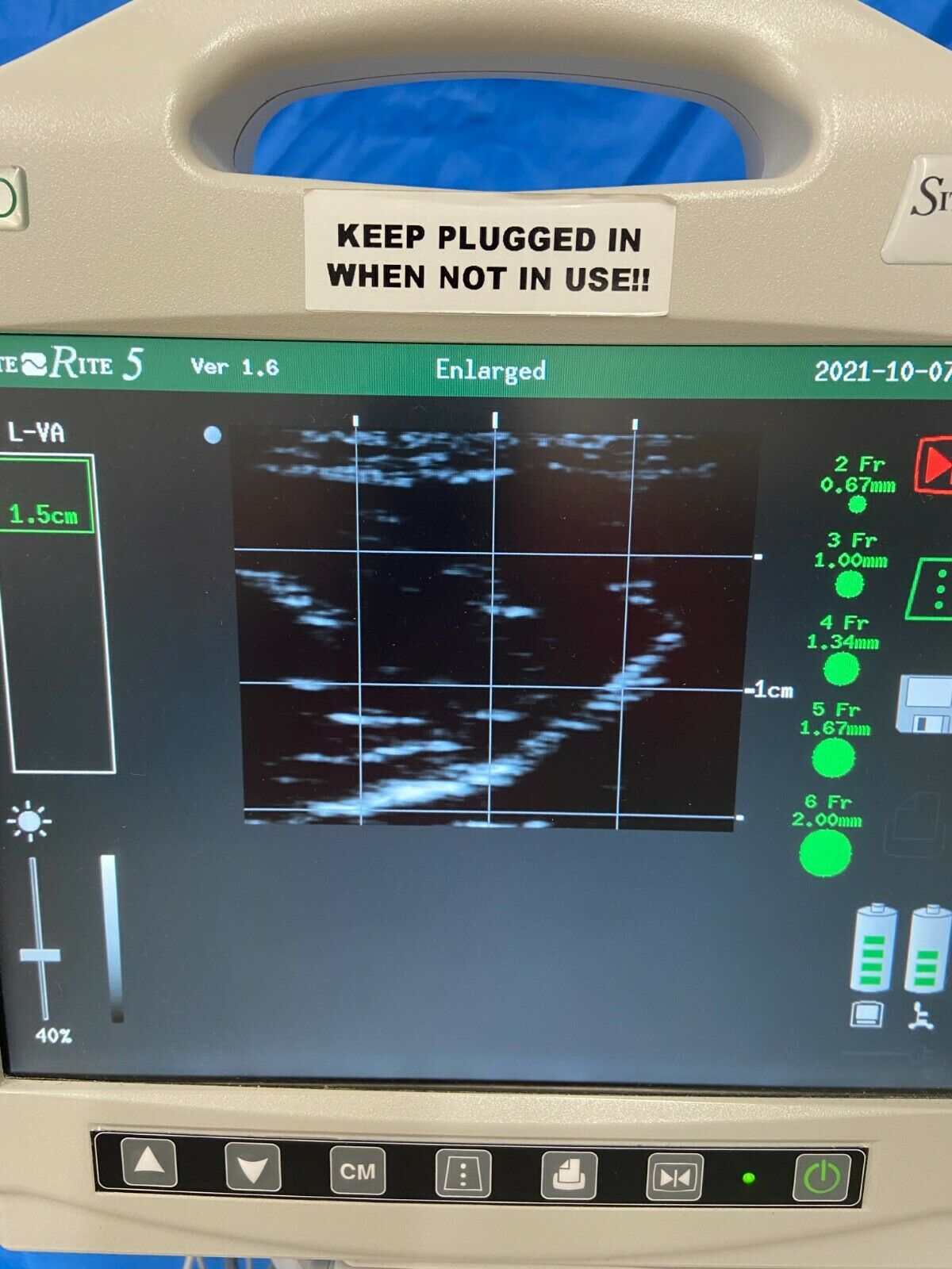 Bard Site Rite 5 Vascular Ultrasound Machine with Rolling Stand DIAGNOSTIC ULTRASOUND MACHINES FOR SALE