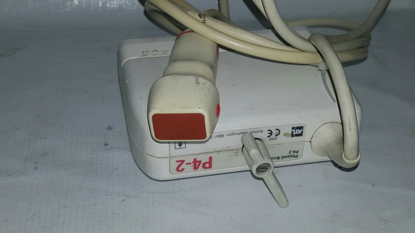 a close up of a device with wires attached to it