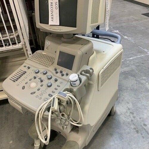 2004 GE Logic 5 Ultrasound machine with 2 probes included; more probes available DIAGNOSTIC ULTRASOUND MACHINES FOR SALE