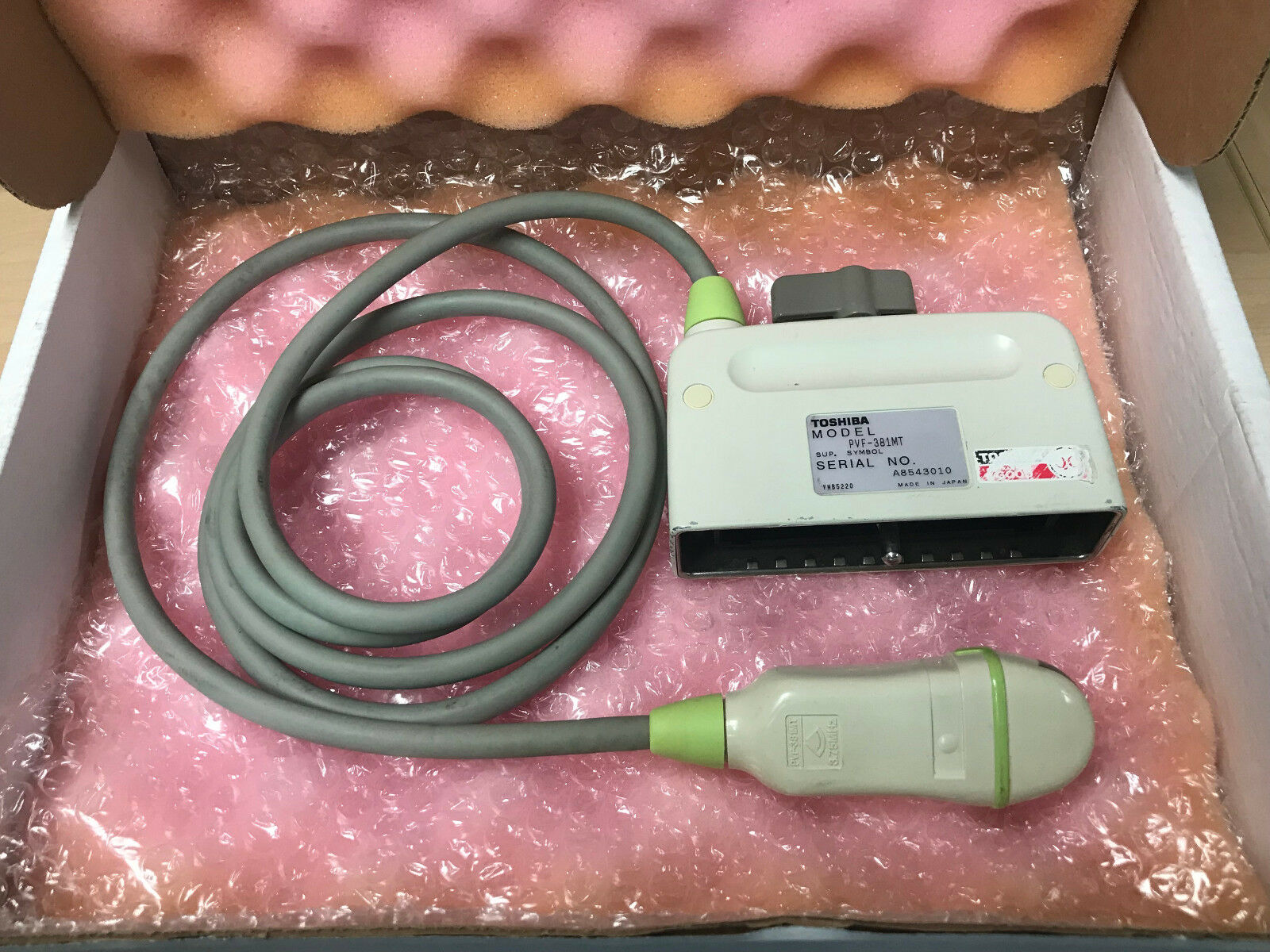 Toshiba PVF-381 MT  Ultrasound Tranduser Probe Micro convex (25) DIAGNOSTIC ULTRASOUND MACHINES FOR SALE