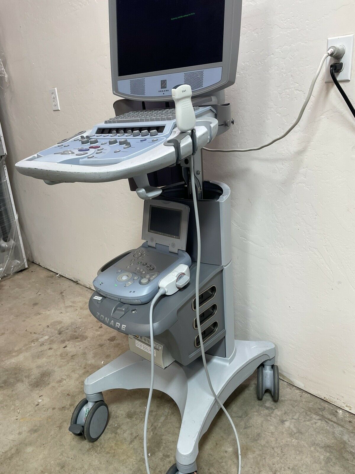 Zonare Z One Ultrasound System With Transducer And Printer DIAGNOSTIC ULTRASOUND MACHINES FOR SALE