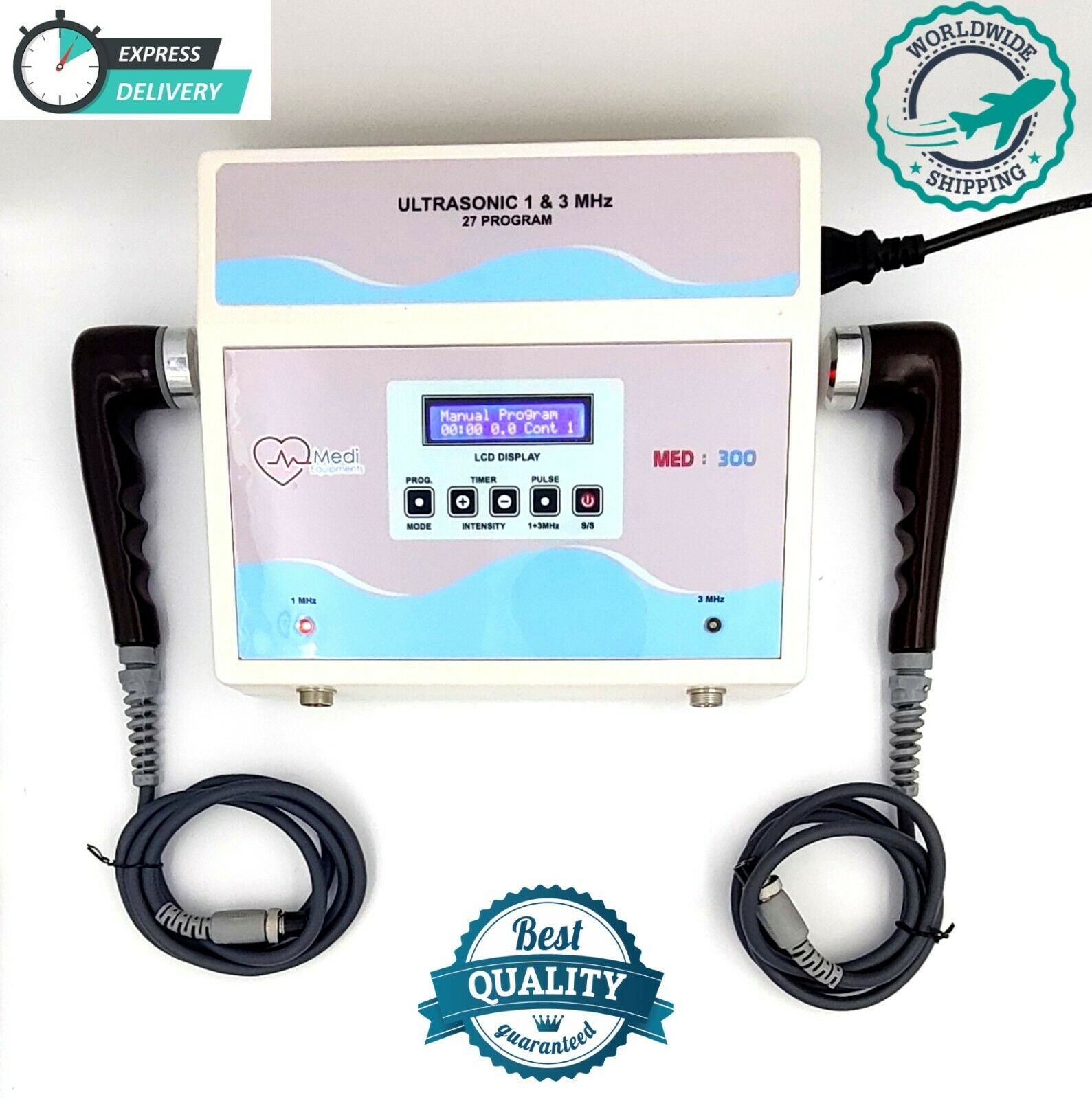 Ultrasound Therapy Machine Ultra 1MHz & 3MHz PhysioTherapy Physical Therapy Unit DIAGNOSTIC ULTRASOUND MACHINES FOR SALE