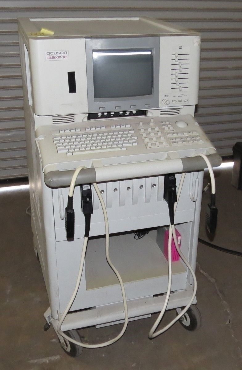 ACUSON 128XP/10 Ultrasound Therapy Unit (#509) DIAGNOSTIC ULTRASOUND MACHINES FOR SALE