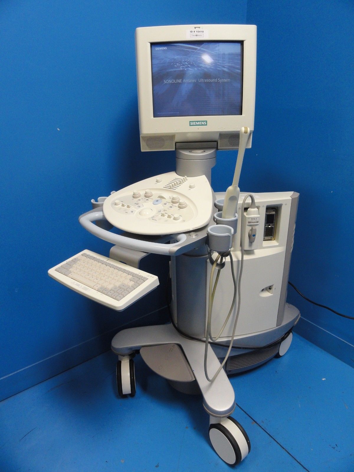 Siemens Sonoline Antares Diagnostic Ultrasound System W/ EC9-4 Probe (10418) DIAGNOSTIC ULTRASOUND MACHINES FOR SALE