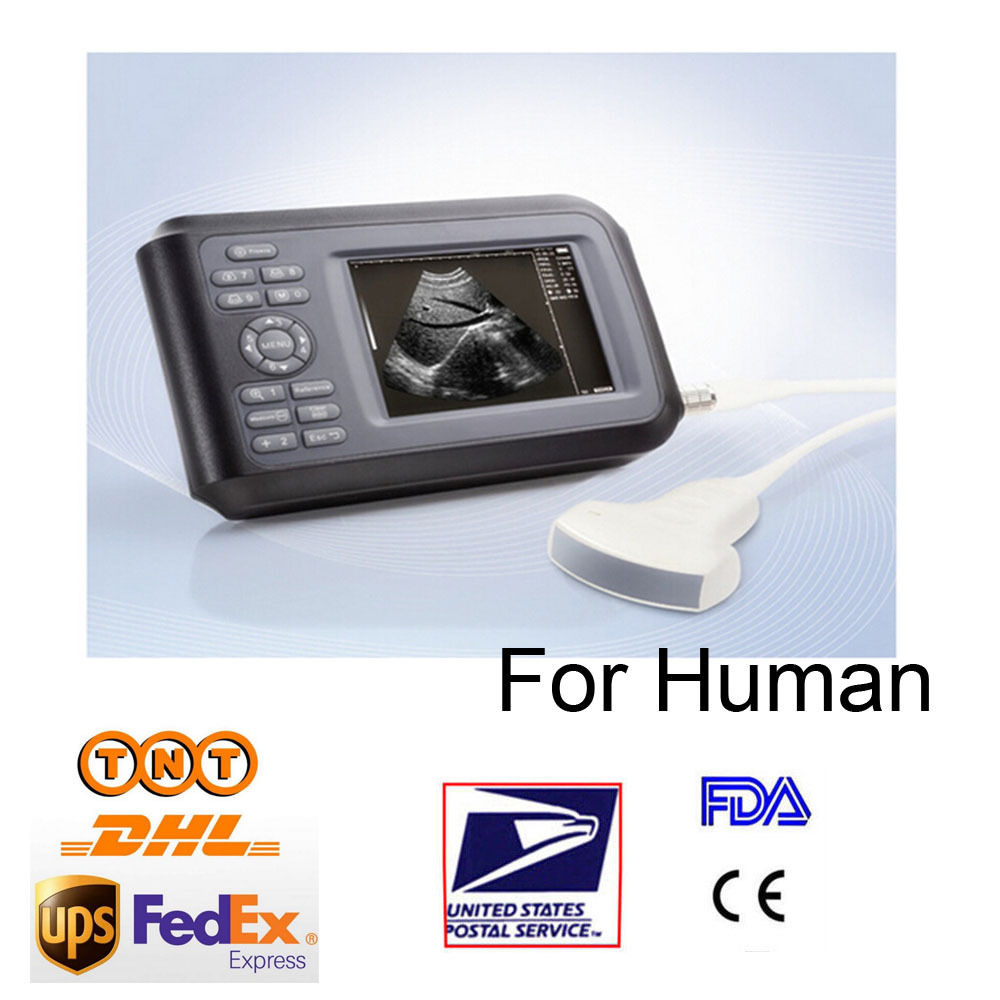 5.5Inch TFT Handheld Ultrasound Scanner/Machine  +Convex Probe + Case Human Use DIAGNOSTIC ULTRASOUND MACHINES FOR SALE