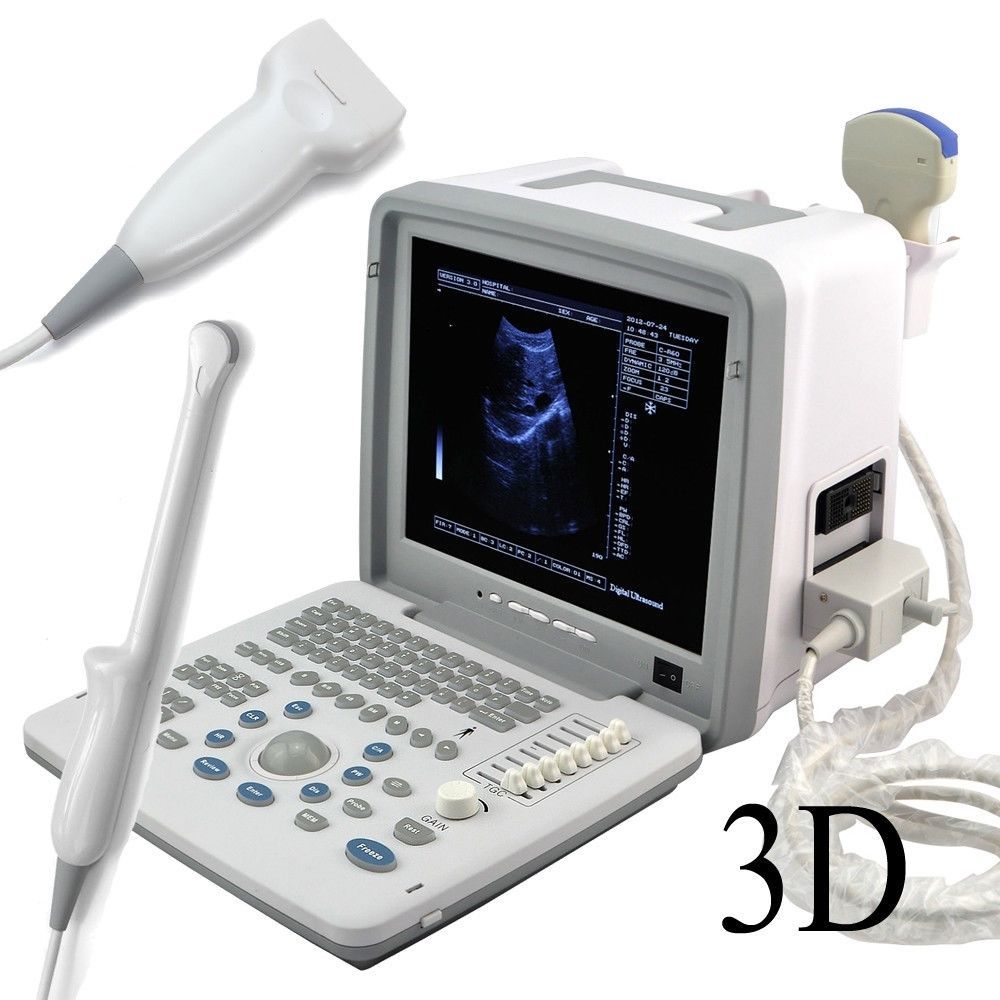 Clear 3D Portable Ultrasound Scanner Machine Convex Linear Transvaginal 3 Probes 190891669940 DIAGNOSTIC ULTRASOUND MACHINES FOR SALE