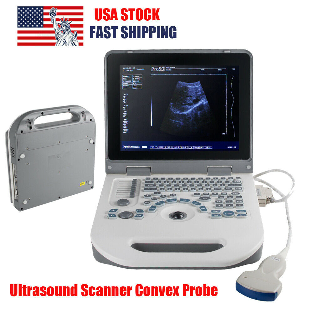 New Portable Full Digital Laptop Ultrasound Scanner Diagnostic System With Probe DIAGNOSTIC ULTRASOUND MACHINES FOR SALE