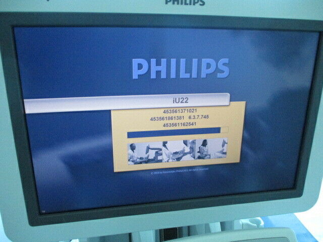 PHILIPS IU22 PORTABLE ULTRASOUND WITH 2 TRANSDUCERS! CONVEX AND ENDOVAGINAL! DIAGNOSTIC ULTRASOUND MACHINES FOR SALE