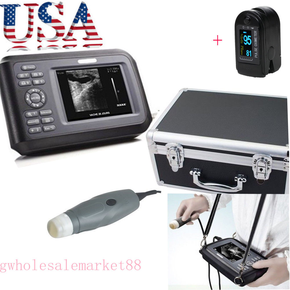 Veterinary Vet Laptop Ultrasound Scanner Machine Animals + Oximeter outdoor Take 190891041098 DIAGNOSTIC ULTRASOUND MACHINES FOR SALE