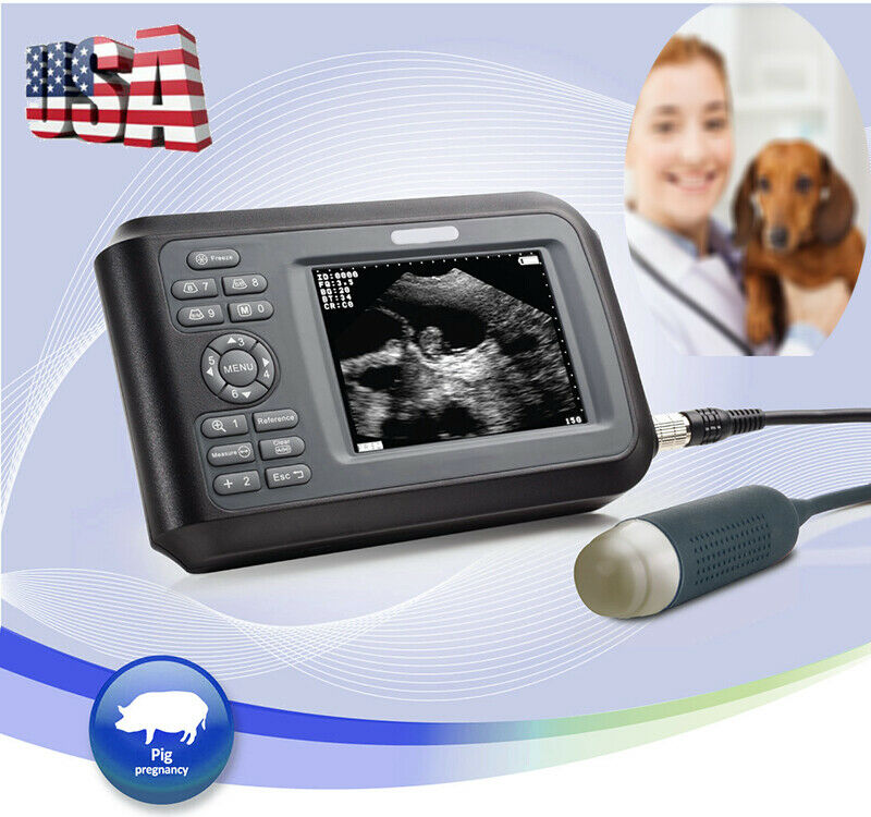 Best Veterinary Handheld Palm Ultrasound Scanner With Sector Probe 3.5MHZ New US DIAGNOSTIC ULTRASOUND MACHINES FOR SALE