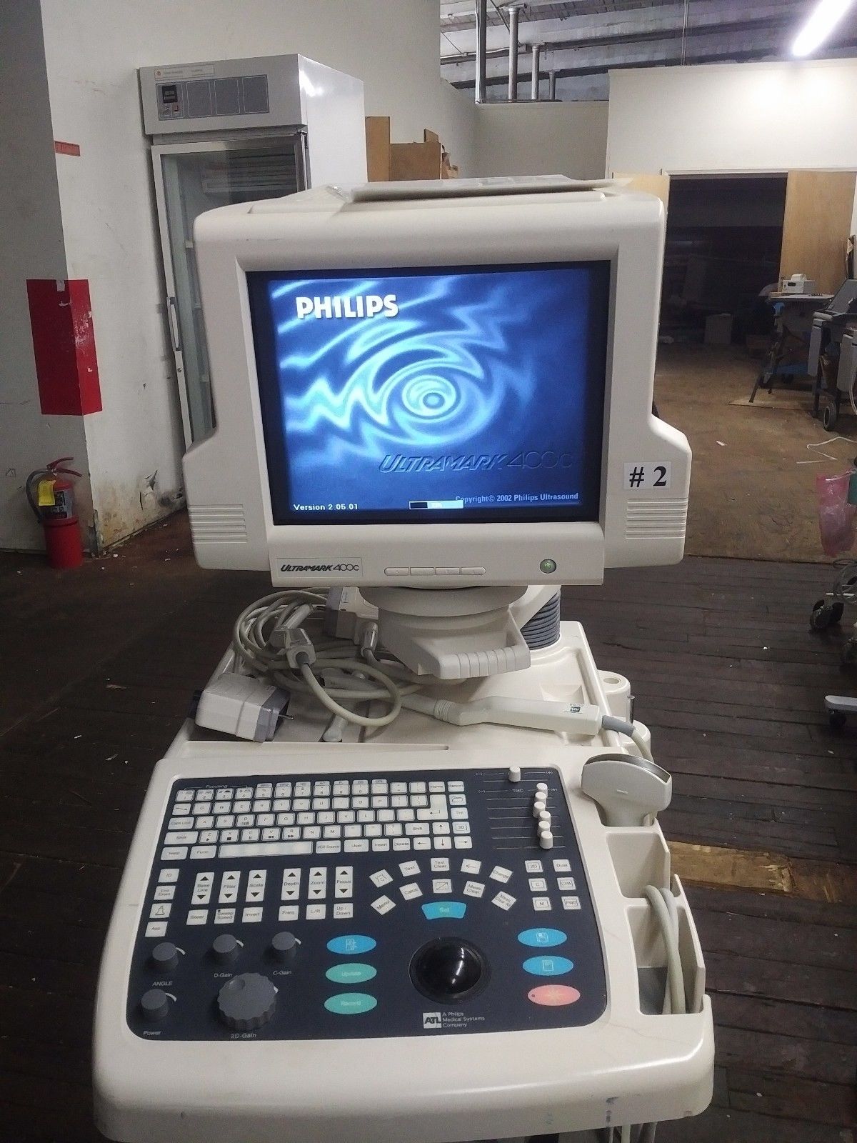 ultrasound medical white