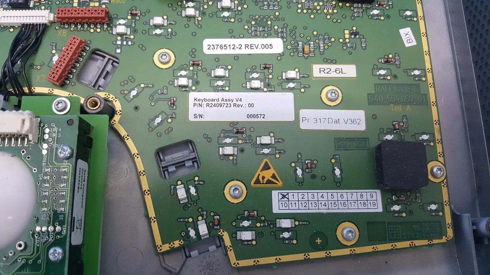 GE 2376512-2 Keyboard Assy V4 R2409723 for Vivid i GEMSI Ultrasound DIAGNOSTIC ULTRASOUND MACHINES FOR SALE