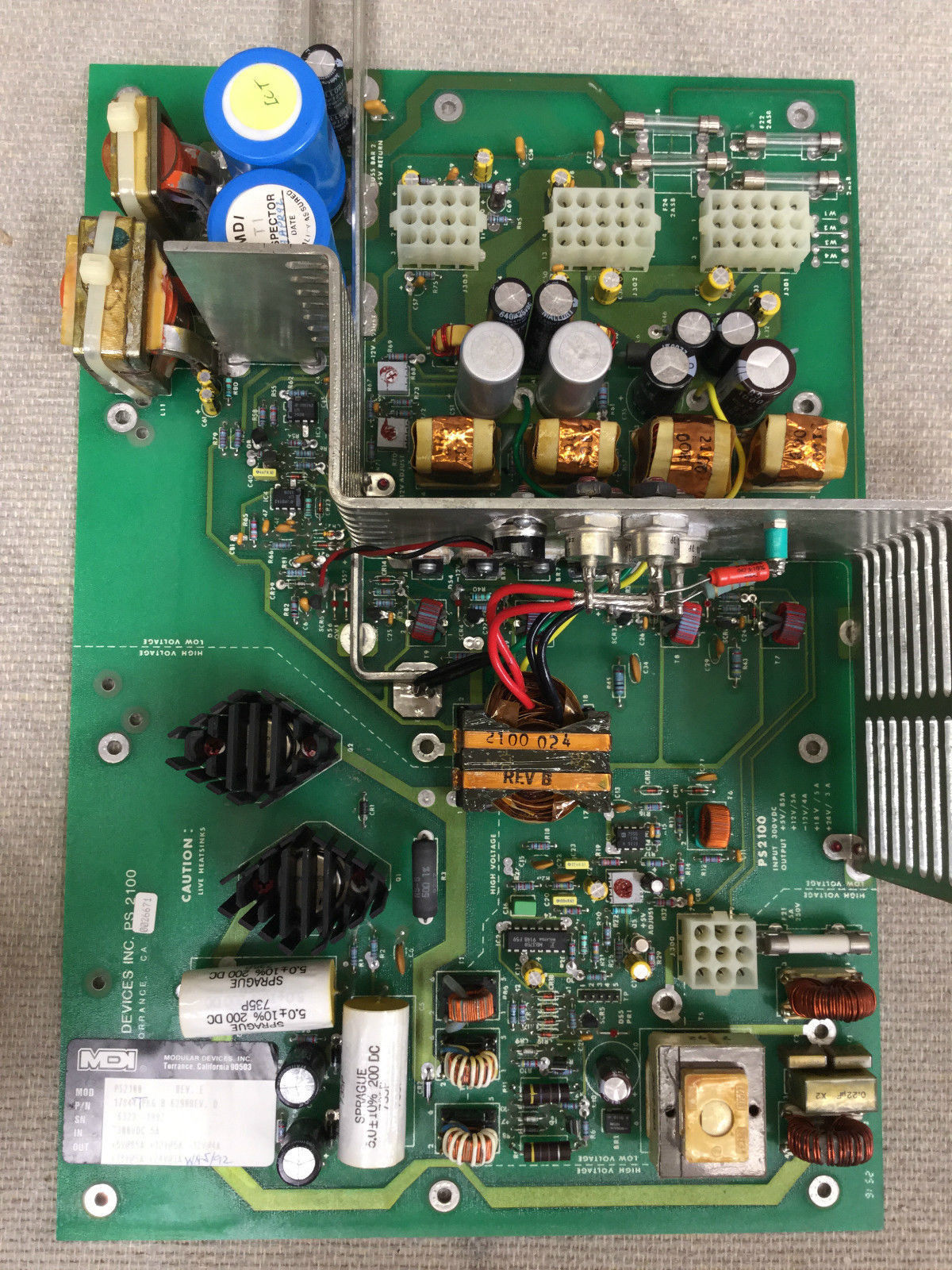 Ultrasound System ACUSON 128XP MDI PS210O HIGH VOLTAGE BOARD   I2R DIAGNOSTIC ULTRASOUND MACHINES FOR SALE