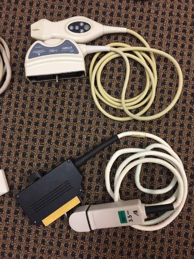 Ultrasound Transducer LOT of 8: Shimadzu, Dornier, Siterite, Aloka, And More DIAGNOSTIC ULTRASOUND MACHINES FOR SALE