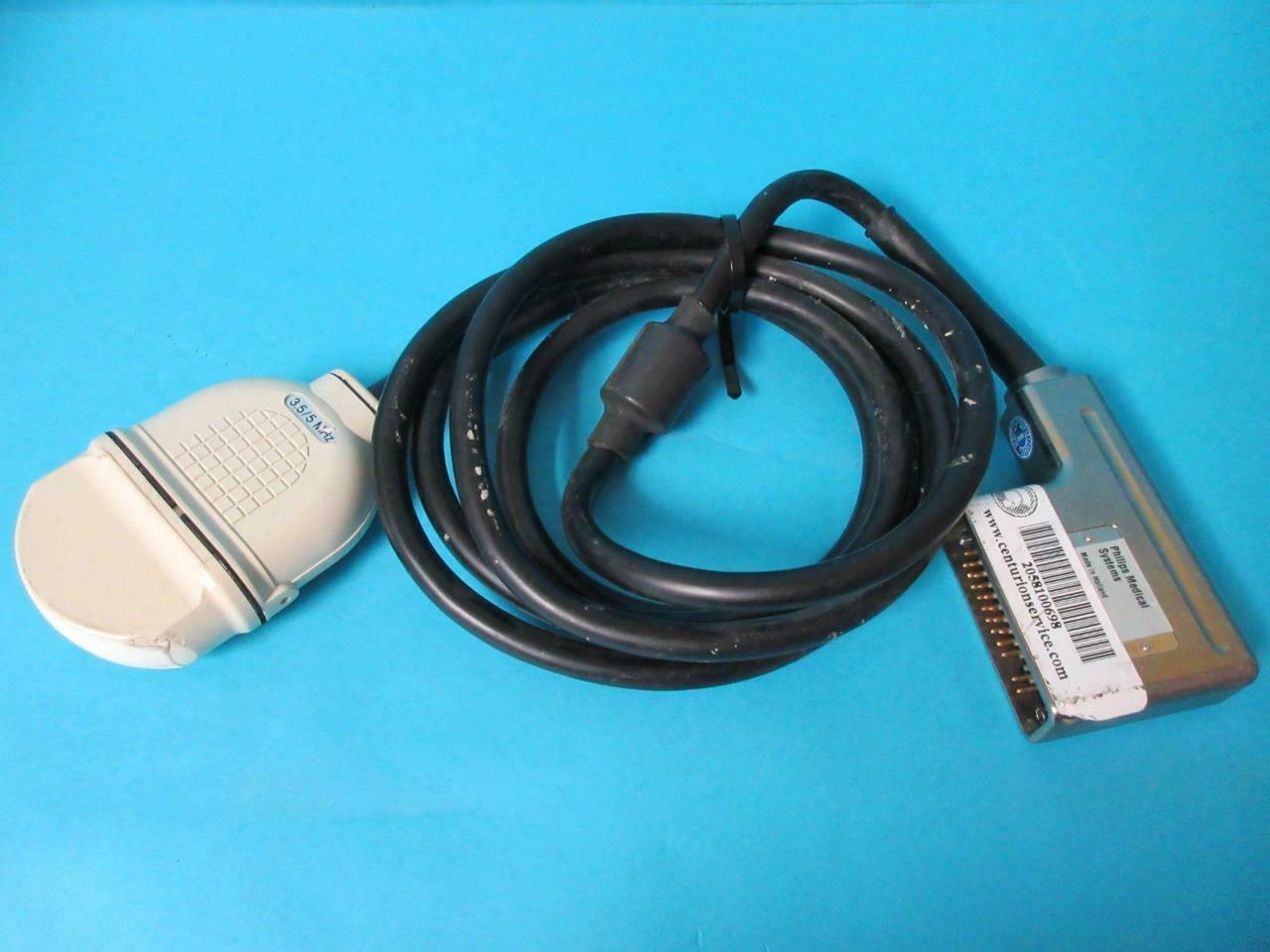 PHILIPS MEDICAL SYSTEMS ULTRASOUND PROBE C3540DF 401794 9896 000 58211 3.5/5 MHZ DIAGNOSTIC ULTRASOUND MACHINES FOR SALE