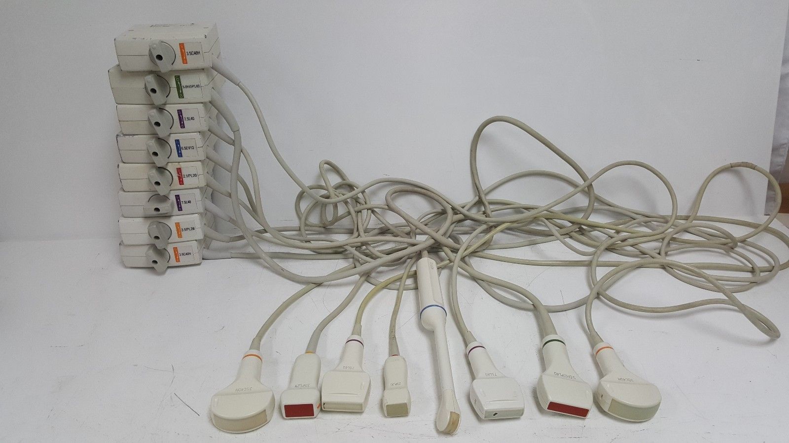 *LOT OF 8* Siemens 6.5EV13 3.5C40H 7.5L40 2.5PL20 5.0HDPL Ultrasound Transducer DIAGNOSTIC ULTRASOUND MACHINES FOR SALE