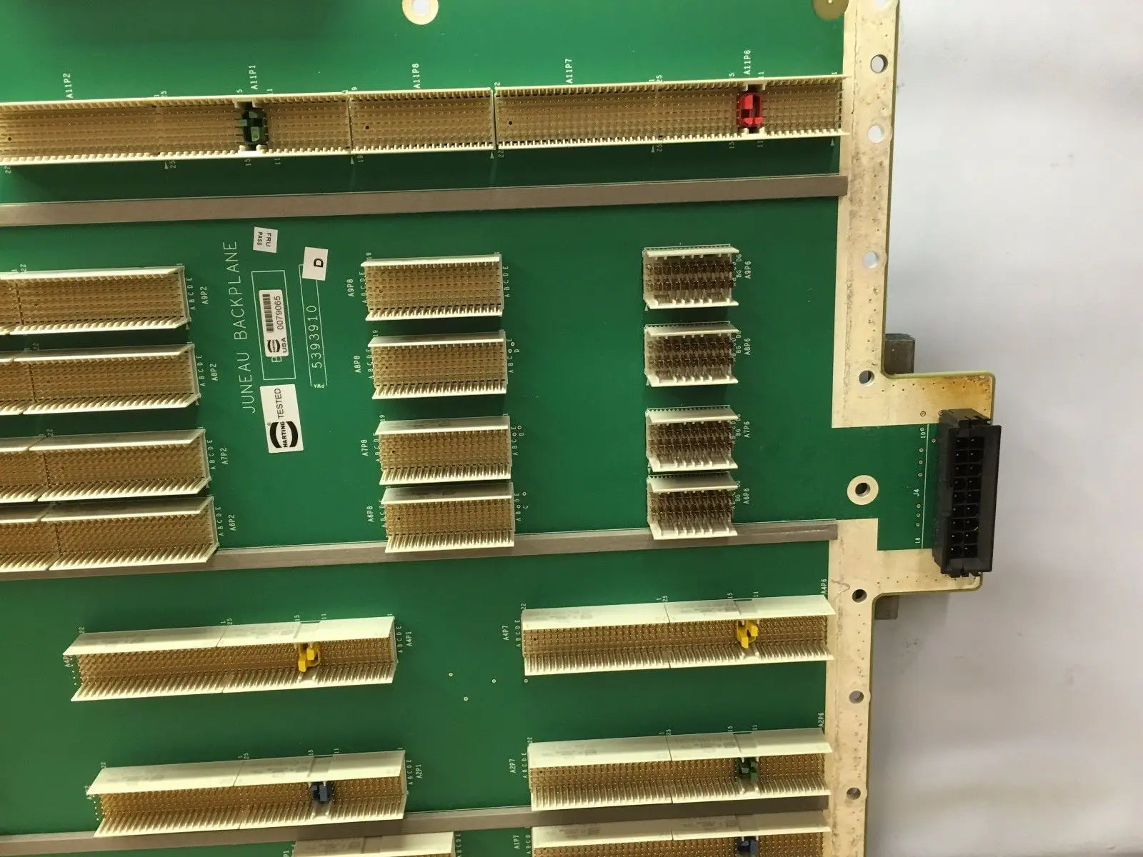 JUNEAU - MRX BACKPLANE CIRCUIT BOARD ASSEMBLY GE Ultrasound P/N 5393910 DIAGNOSTIC ULTRASOUND MACHINES FOR SALE