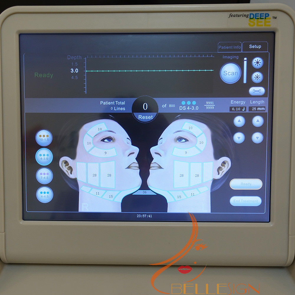 ULTRASOUND 2018 Edition 5 CARTRIDGES HIFU Anti Wrinkle Face And Body DIAGNOSTIC ULTRASOUND MACHINES FOR SALE