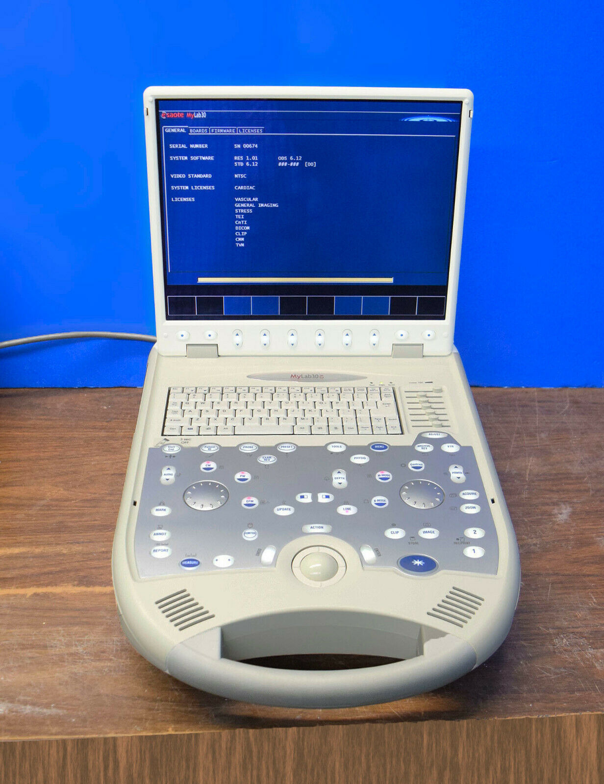 Biosound Esaote MyLab 30CV portable ultrasound machine DIAGNOSTIC ULTRASOUND MACHINES FOR SALE