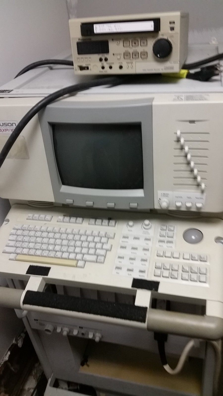 Acuson 128XP 128XP/10 Computed Sonography Cardiac Ultrasound PANASONIC SVHS DIAGNOSTIC ULTRASOUND MACHINES FOR SALE