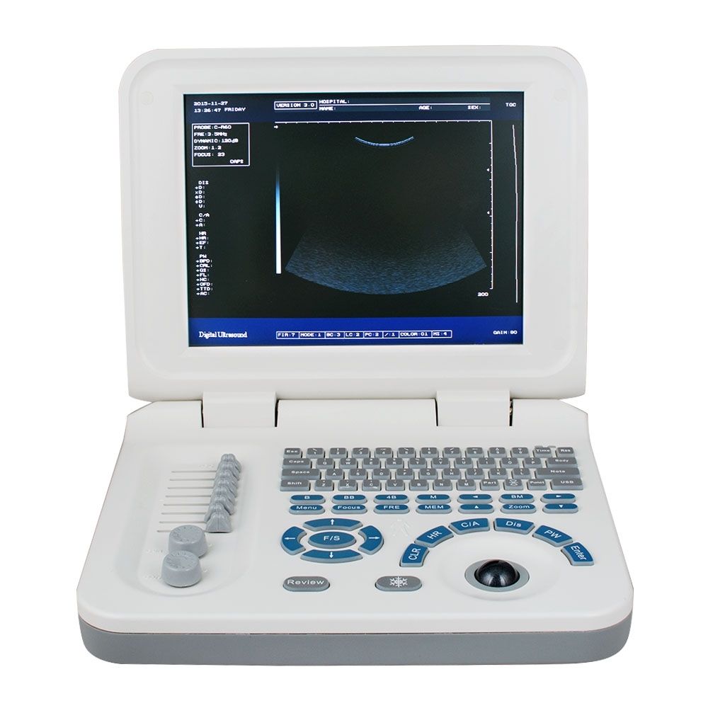 Top 10" SVGA LCD Ultrasound Scanner Notebook + Convex+Micro-convex 2 Probes+Bag 190891772039 DIAGNOSTIC ULTRASOUND MACHINES FOR SALE