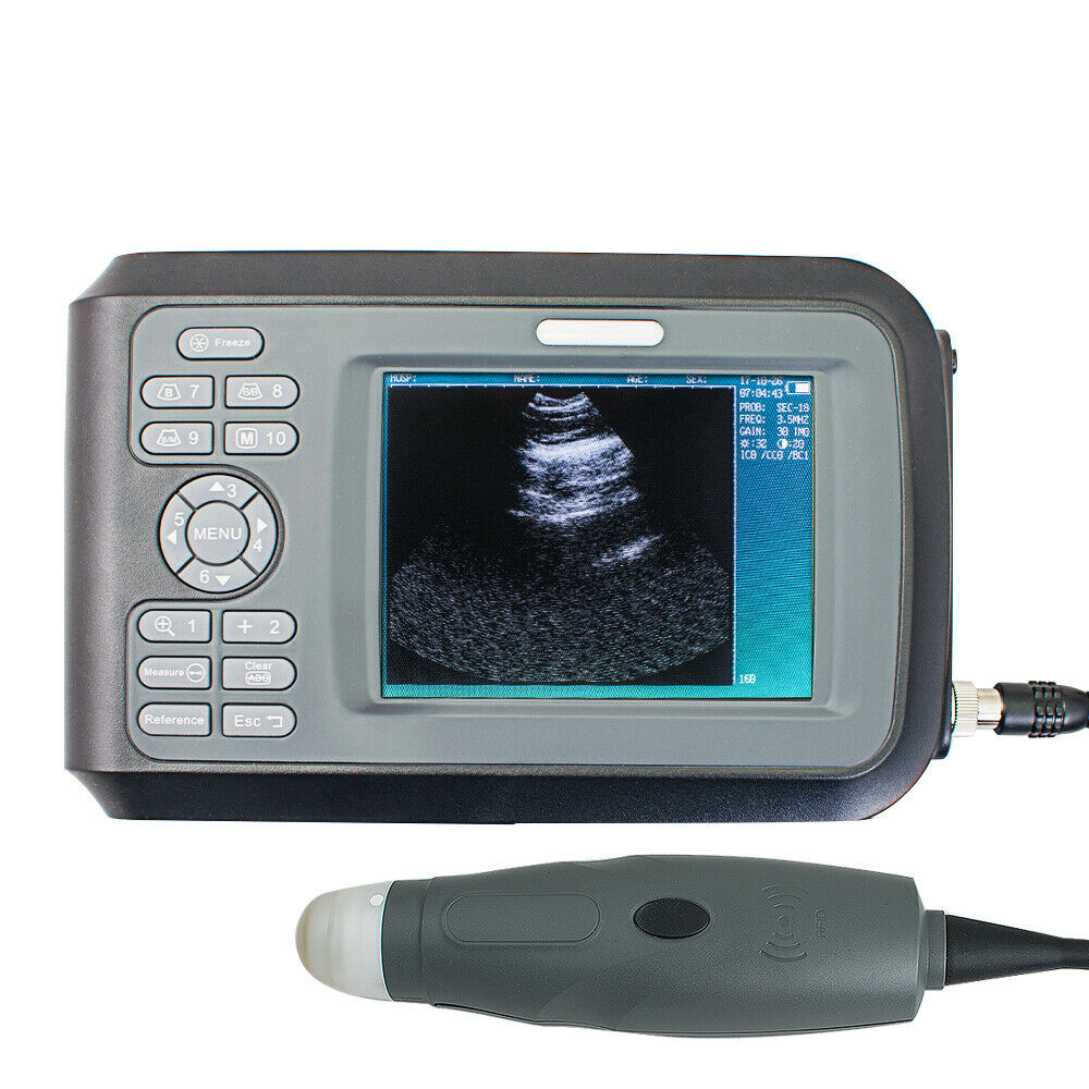 Digital Vet Ultrasound Scanner Portable Machine Rectal Animal Horse +Belt+Case DIAGNOSTIC ULTRASOUND MACHINES FOR SALE