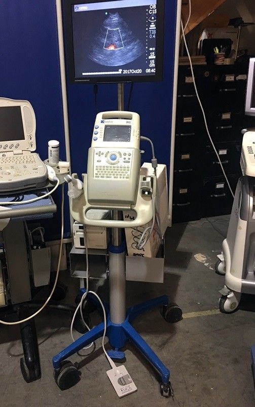 Sonosite 180 Plus ultrasound with docking unit aux. monitor and 2 Probes DIAGNOSTIC ULTRASOUND MACHINES FOR SALE