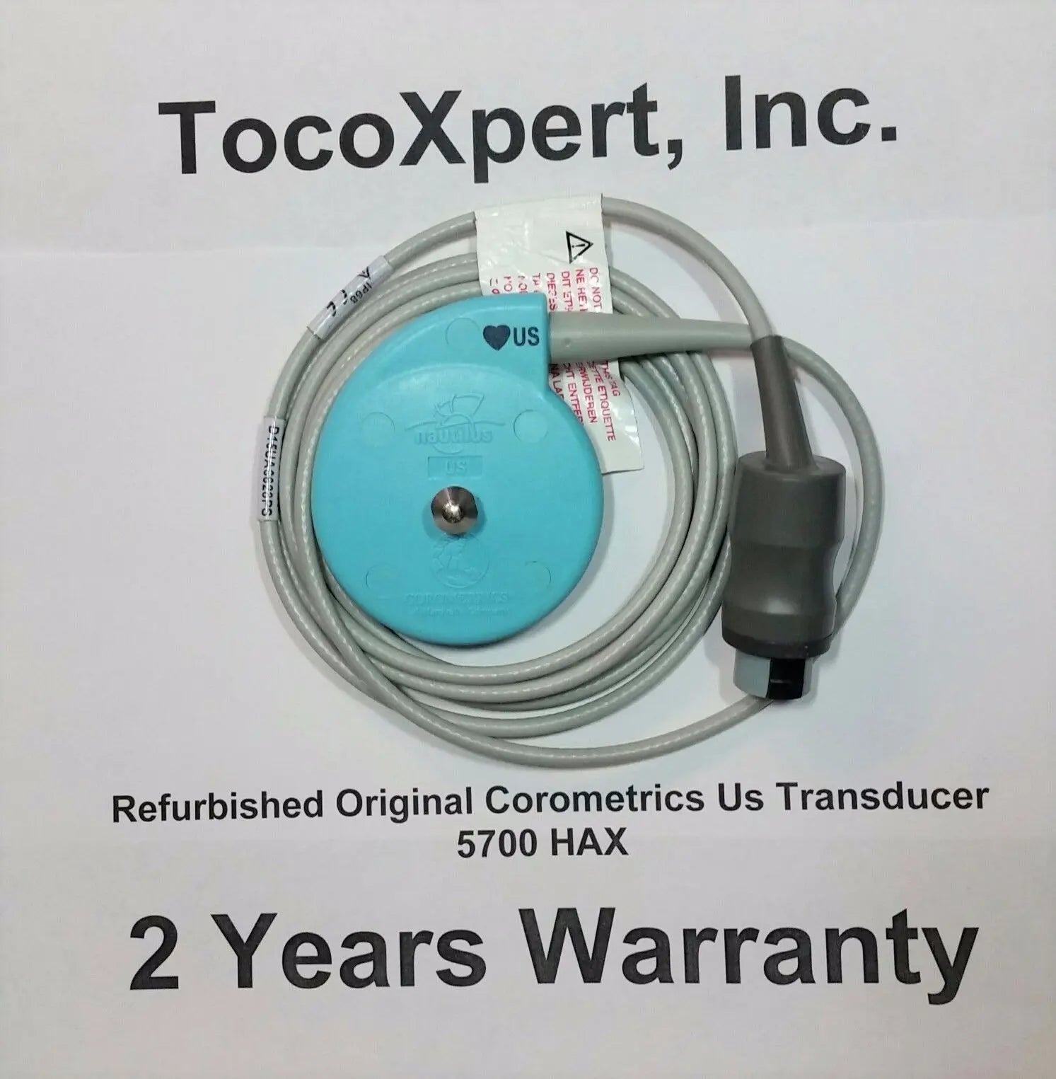 OEM GE Corometrics 5700HAX Nautilus Ultrasound Transducer $249 - 2 YR Warranty ! DIAGNOSTIC ULTRASOUND MACHINES FOR SALE