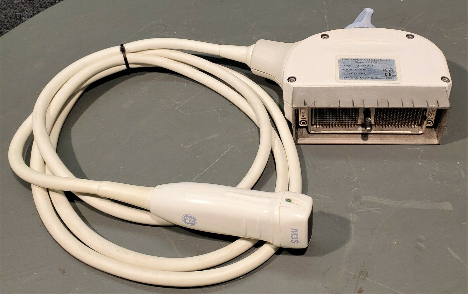GE M3S ULTRASOUND PROBE MODEL 2295649 DIAGNOSTIC ULTRASOUND MACHINES FOR SALE