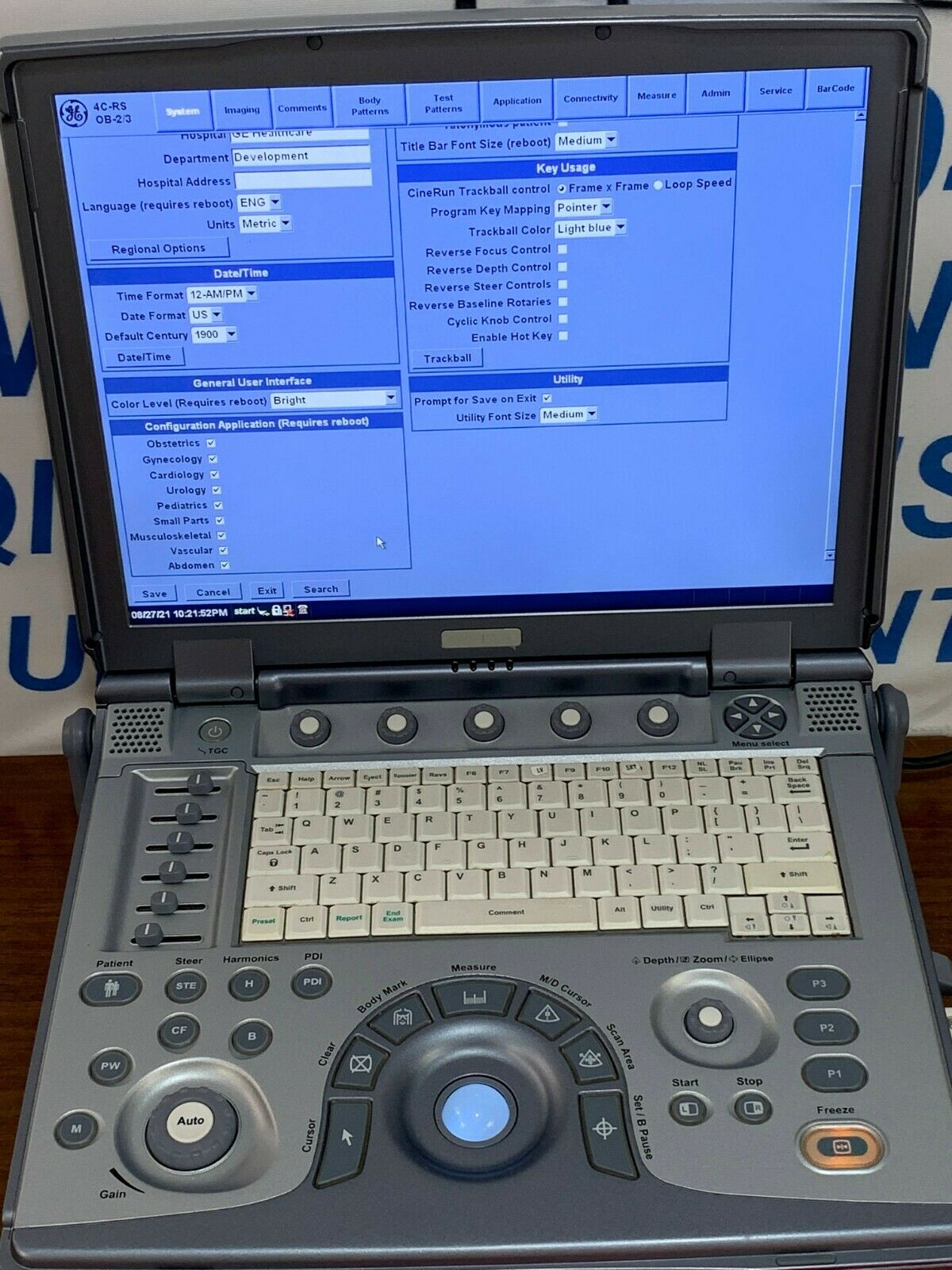GE LOGIQ E BT11 ULTRASOUND (DOM 2011) WITH 1 TRANSDUCER INCLUDED DIAGNOSTIC ULTRASOUND MACHINES FOR SALE