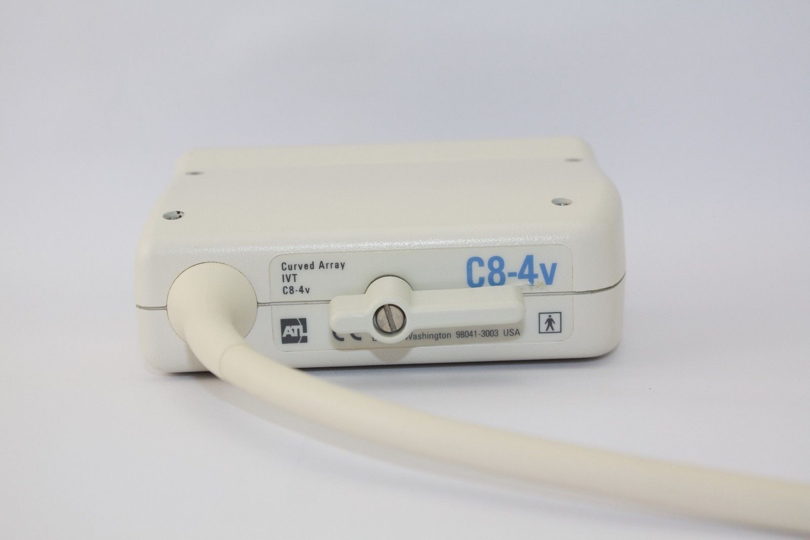 closeup from back of probe connector