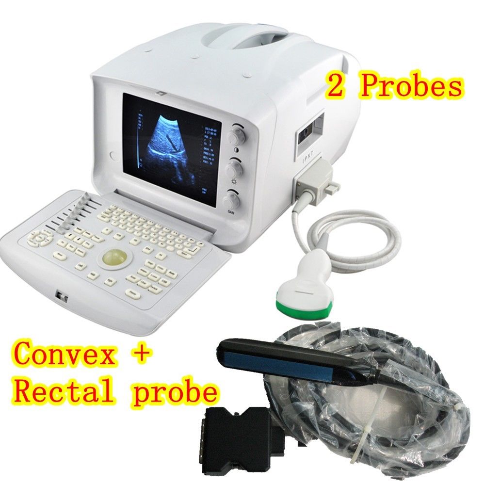 Vet Veterianry Ultrasound Scanner 3.5 Convex + 6.5Mhz Rectal probe+ 3D Farm Cow DIAGNOSTIC ULTRASOUND MACHINES FOR SALE