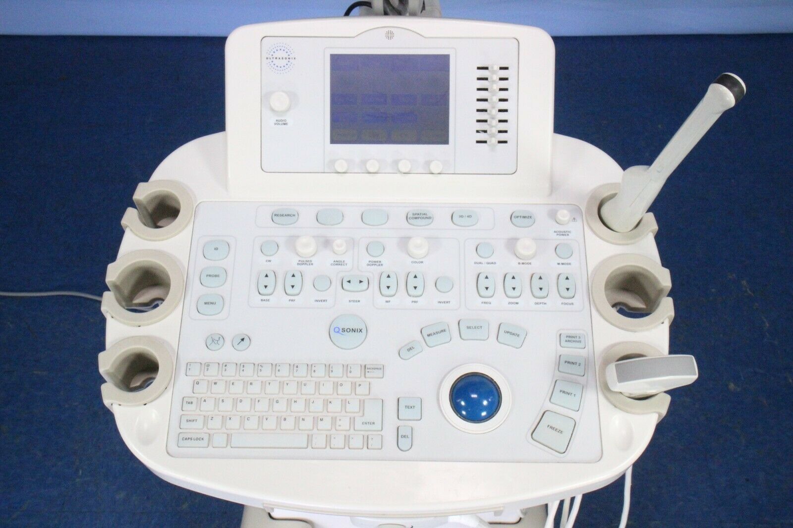 Ultrasonix Sonix OP Ultrasound with Two Probes, Printer, & Warranty!!  Tested!! DIAGNOSTIC ULTRASOUND MACHINES FOR SALE