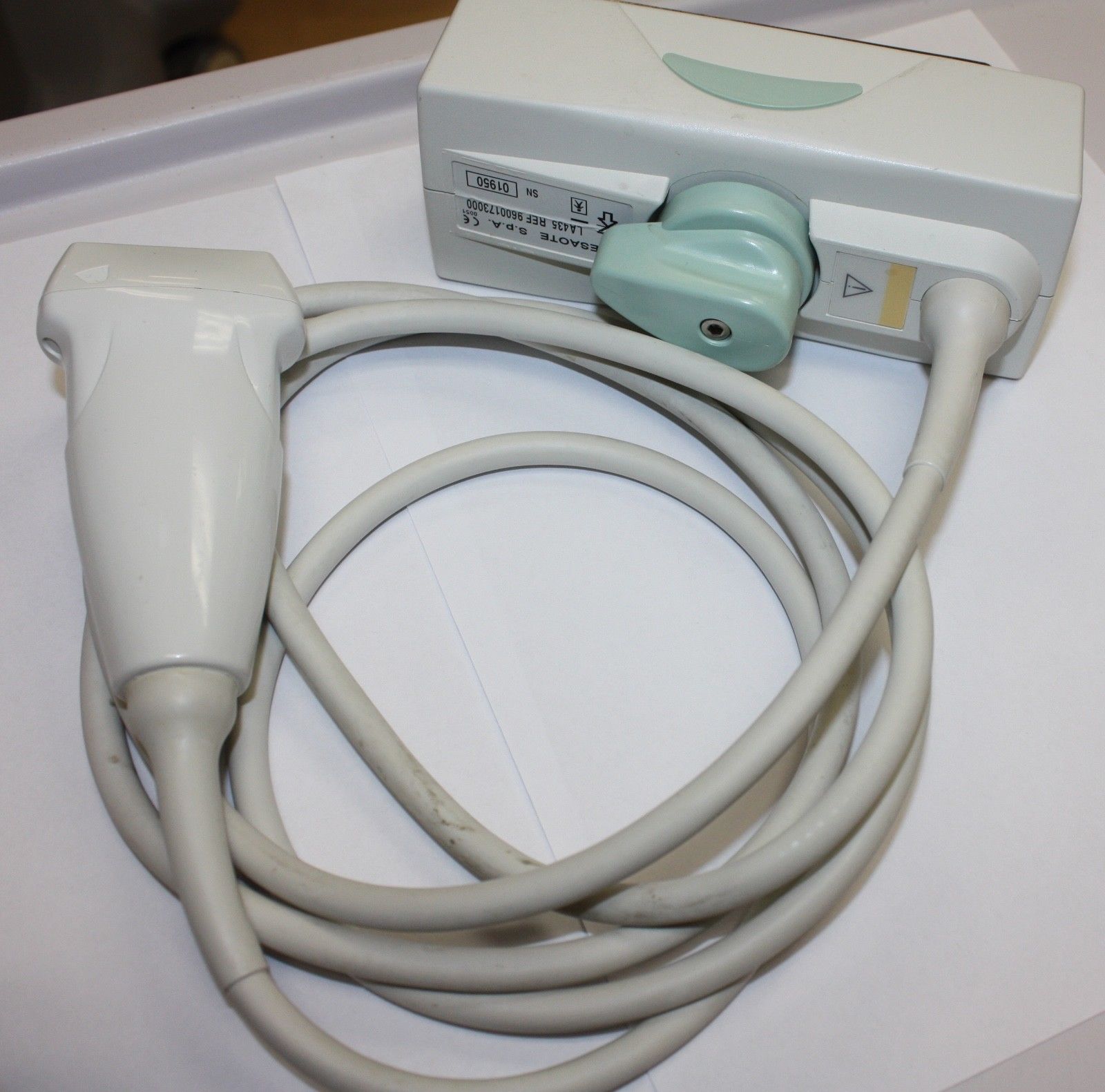 Used Esaote LA435 Linear Array Veterinary Transducer Probe, 6-18 Mhz DIAGNOSTIC ULTRASOUND MACHINES FOR SALE