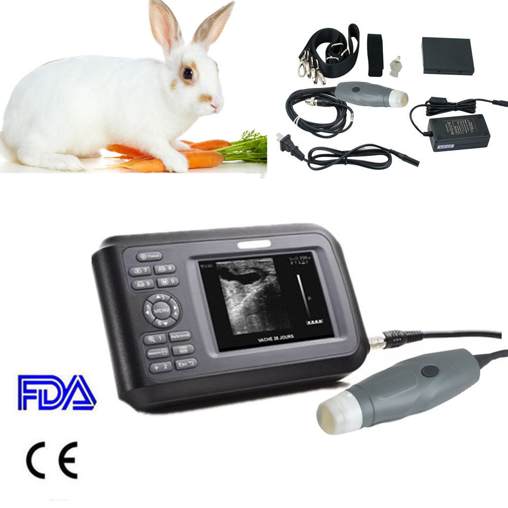 Veterinary Ultrasound Scanner Portable Machine Rectal Probe Pig Dog Pregnancy 190891468284 DIAGNOSTIC ULTRASOUND MACHINES FOR SALE