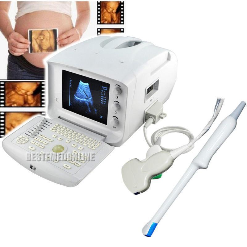 Portable Ultrasound ultrasonic Scanner Machine convex +Transvaginal Probes JXKH! DIAGNOSTIC ULTRASOUND MACHINES FOR SALE