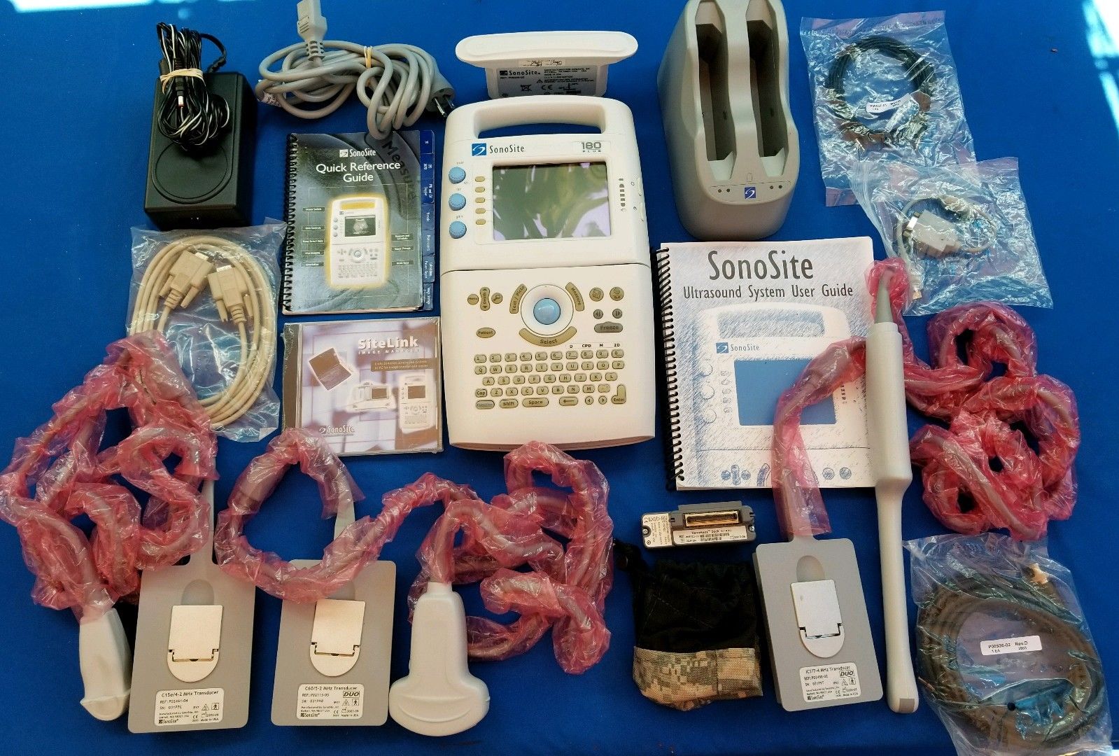 SonoSite 180 Plus Portable Ultrasound w/THREE TRANSDUCERS And Carrying Case!!! DIAGNOSTIC ULTRASOUND MACHINES FOR SALE