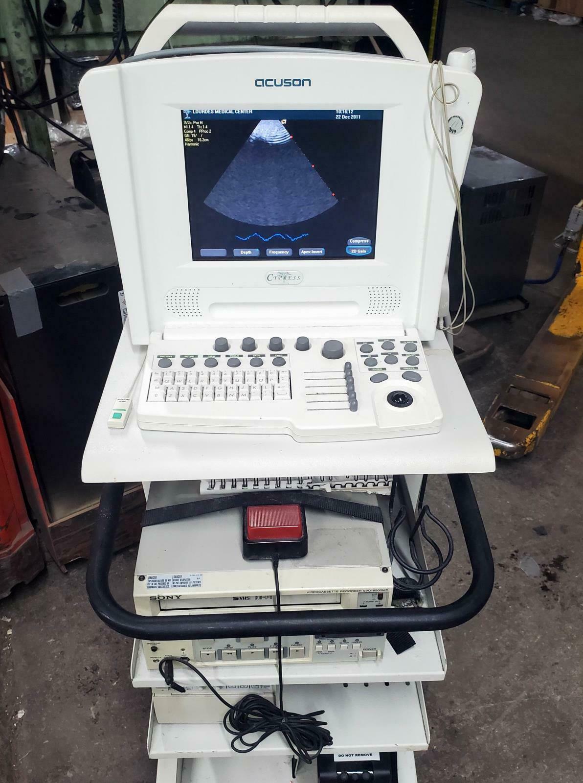 Siemens Acuson Cypress Ultrasound Machines With 3V2C Probe DIAGNOSTIC ULTRASOUND MACHINES FOR SALE